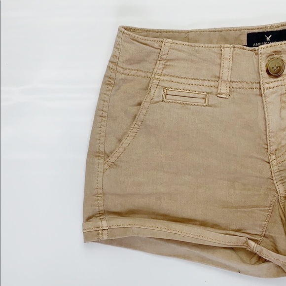 American Eagle Outfitters Shorts Khaki Size 00 - Picture 2 of 7